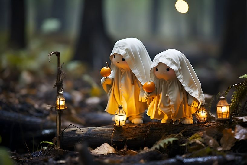two little fairytale girls by Heike Hultsch