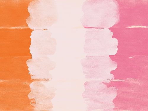 Kleurrijk abstract aquarel landschap