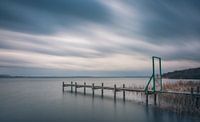 The last wooden walkway