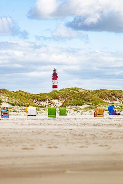Vuurtoren op Amrum van Thomas Heitz