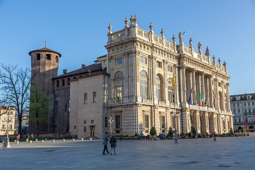 Palazzo Madama in centre of Turin, Italy by Joost Adriaanse