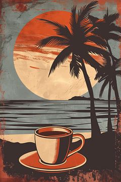 Coffee at the beach by Bianca ter Riet