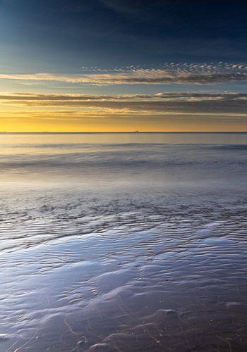 Coucher de soleil sur la plage sur Joy of Light Photography
