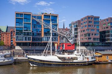 Sandtorhafen , Hafencity, Hamburg, Duitsland, Europa