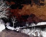 Winter night in the countryside by Kay Weber thumbnail