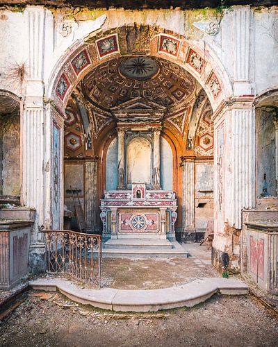 Verlassene Kirche in Italien.