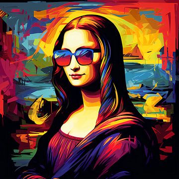 Pop-art Mona Lisa van YArt