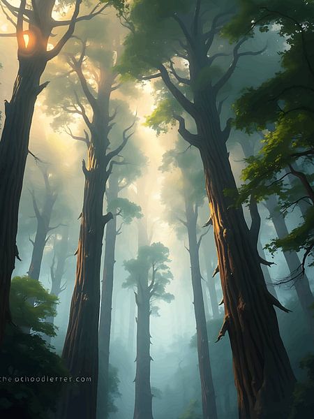 Misty Forest by bob rendy