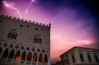 VENICE Heavy Thunderstorm over Doge?s Palace  by Melanie Viola thumbnail
