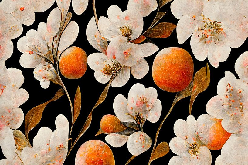 Orange branches by Treechild