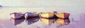 Beruhigende Boote | Boote Reflexion