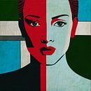 Portrait of Sandrine by Jan Keteleer (JanKé): A Journey Beyond the Canvas thumbnail