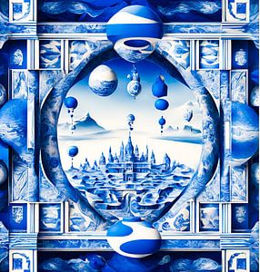 Delfter Blau trifft auf Dali