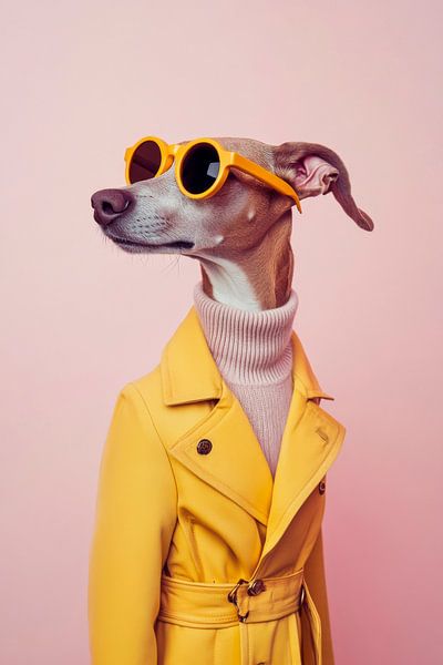 Greyhound by Poster Art Shop