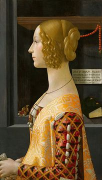 Portret van Giovanna Tornabuoni, Domenico Ghirlandaio
