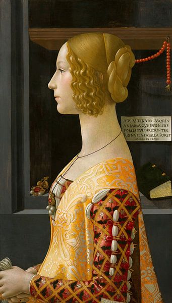 Portrait of Giovanna Tornabuoni, Domenico Ghirlandaio by Masterful Masters