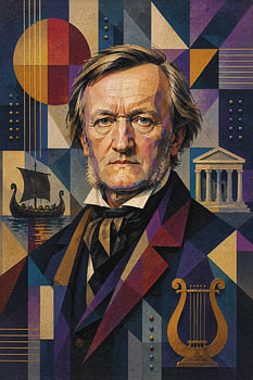 Gemälde des Komponisten Richard Wagner.