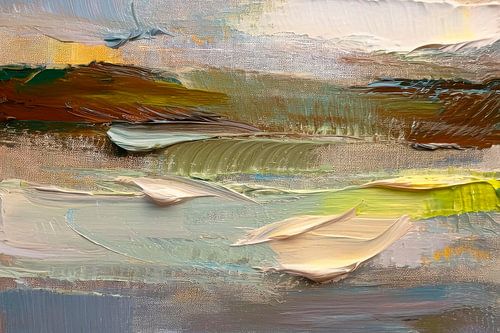 Peinture abstraite - série : Huile sur toile - 4