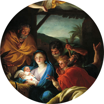 Anton Raphael Mengs,De aanbidding van de herders, 1764-1765