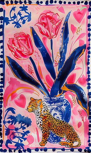 Sierlijke Tulpen met de Luipaard