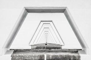 Zeeland Bridge from below. by Ron van der Stappen