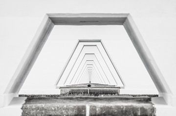 Zeeland-Brücke von unten. von Ron van der Stappen