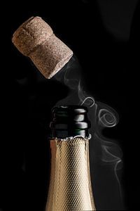 Fleshals champagne met kurk