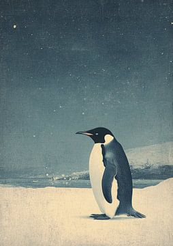 Penguin snow paradise