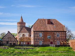 Blick die Burg Stargard bei Neustrelitz in Neubrandenburg
