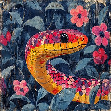 The Whispering Danger: A snake in silent attack