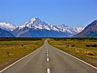 Mount Cook. On the Road