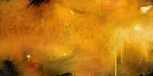 Gold canvas abstract backdrop by Richard Laschon