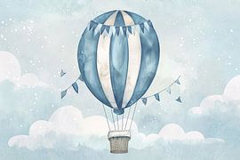 Hot air balloon - nursery art by Poster Art Shop
