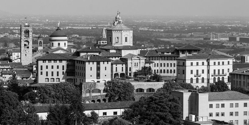 Città Alta Stadtbild, Bergamo, Italien, Mono von Imladris Images