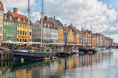 The Nyhavn canal in Copenhagen, Denmark