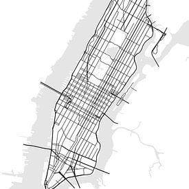 Manhattan - New York von Drawn by Johan