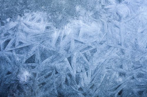Ijskristallen op het blauwe meer | Kerst en winter collectie 2022
