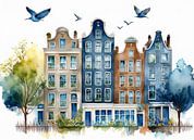canal houses by Thea Mekkelholt thumbnail