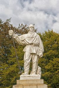 Robert Scott Statue in Neuseeland
