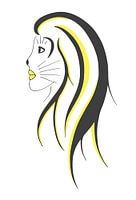 Cat woman - woman with cat face