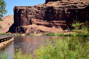 Kleine Brücke über den Colorado River