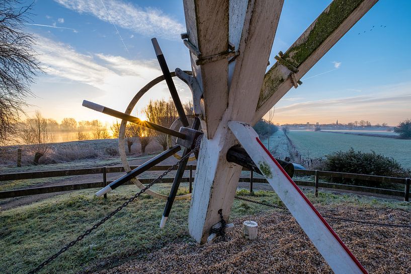 Kruirad of kruiwiel van korenmolen von Moetwil en van Dijk - Fotografie