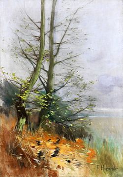 Herfst, KARL HAGEMEISTER, rond 1900 van Atelier Liesjes