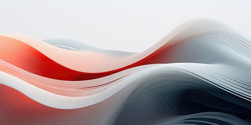 Abstract minimalist surrealist background of colours and shapes