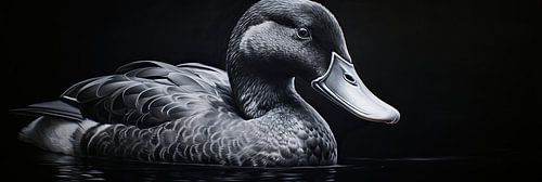 Quiet Duck Reflexion | Realistische Ente