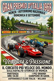 1968 F1 Grand Prix at Monza by Theodor Decker