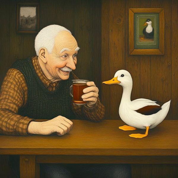 Ungewöhnlicher Besucher von Jutta Maria Pusl