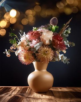 Soft Shades in Beige Vase by Rob van Dongen