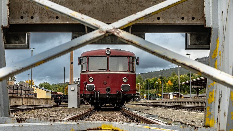 VT 98 Uerdinger rail bus in the Ore Mountains by Johnny Flash