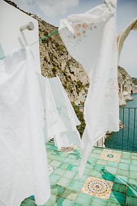 Clothesline Amalfi coast Italy by sonja koning